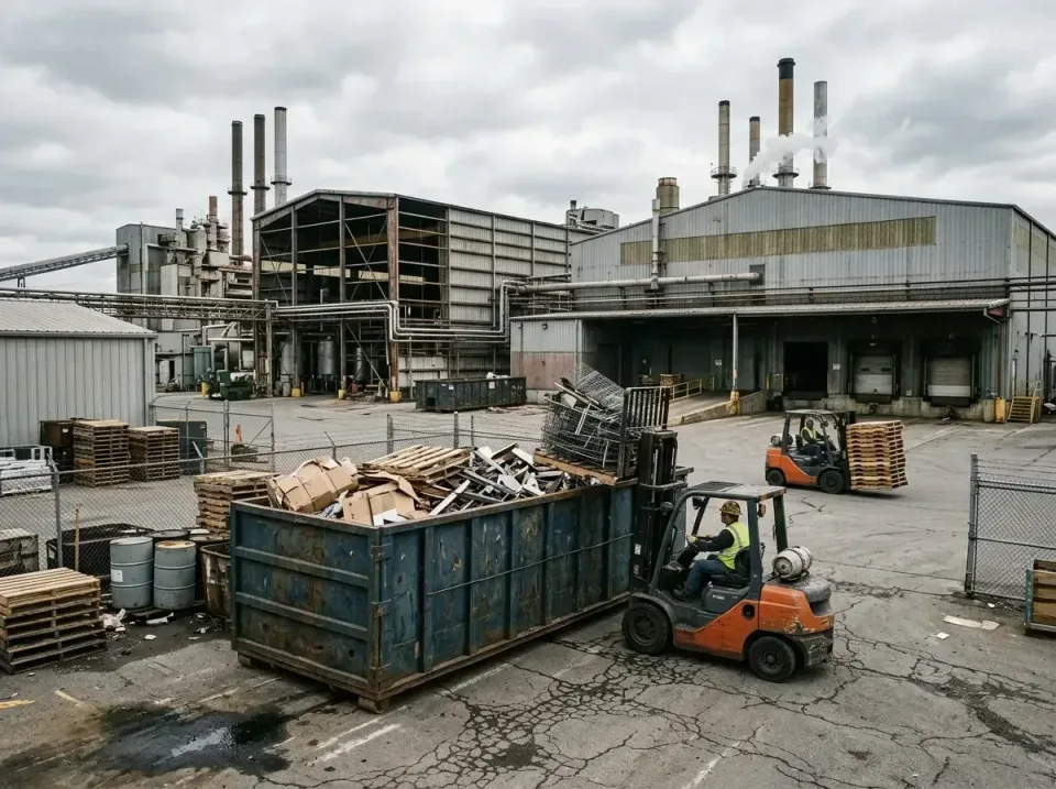 industrial-factory-scrap-conta-003 — frequently asked questions, Cheap Roll-off Dumpster Rentals in Pymatuning Central, PA